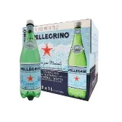 【S.Pellegrino 聖沛黎洛】天然氣泡礦泉水寶特瓶裝1000mlx12瓶/箱