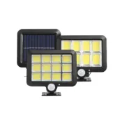 (店+)160COB 人體感應燈分離式(太陽能 0電費 LED 遙控 紅外線 自動照明 三種照明模式 戶外)