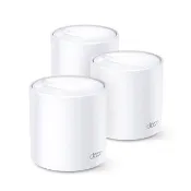 【TP-Link】Wi-Fi 6 AX5400 雙頻6串流 Gigabit 真Mesh 無線路由器 分享器(透天厝首選/Deco X60 三入組)