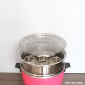 (店+)304不鏽鋼扇型蒸盤*3+蒸盤*1+蒸籠層*1(電鍋蒸籠層萬用蒸盤)