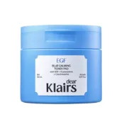 (店+)【Klairs】KLAIRS 藍色EGF舒緩化妝水棉片 60片