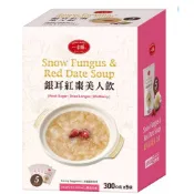 Costco好市多代購-一吉膳 銀耳紅棗美人飲 300公克 X 5包