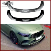 適用於【賓士BENZ A级 W177 2019-2022 A180 A200 A35 AMG】前槓下巴前下巴前鏟前唇改裝