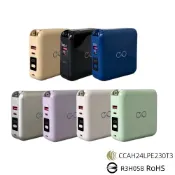 YYL多功能行動電源 七合一 鋼琴烤漆 15W磁吸無線充電 繽紛7色 送手腕繩 可拆式線材 AC插腳 QC3.0 PD
