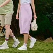 【LE COQ SPORTIF 公雞】針織休閒長裙 女款-2色-LWV82351