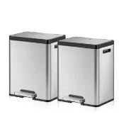 【EKO】艾可靜音垃圾桶20L-2入組
