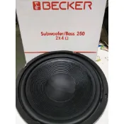 全新 10吋 喇叭 Becker品牌 卡拉OK 家庭音響 雙音圈低音單體 250W  早期產品（真材實料）