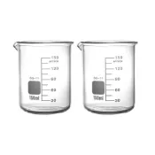 (店+)尖嘴杯 150ml 玻璃酒杯 造型玻璃瓶 刻度玻璃杯 萃取杯 醬汁盅 咖啡杯杯子 咖啡量杯 燒杯 165-GCL150