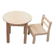 【NIDO/IC樺木圓桌(直徑45cm)(直徑60cm)】桌子、樺木、安親桌、課桌椅、幼稚園、托兒所