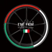 反光屋FKW 義大利 德國 法國 台灣 國旗 輪框貼 反光貼紙 3M DRG KRV KRN JETSL G7 勁戰七代