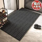 【可開發票】【品質認證】高級感入戶門地墊大門地毯腳墊門墊進門家用耐髒除灰塵條紋可裁剪