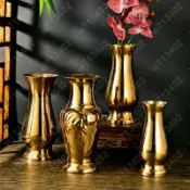 熱銷鈦合金花瓶 觀音花瓶 拜佛花瓶 花瓶佛具 拜拜花瓶 花瓶 神桌花瓶 佛堂插花花瓶 傢用蓮花瓶w713402
