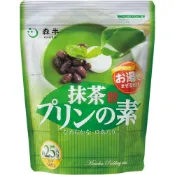 (店+)【森半】【日本直送】 宇治抹茶布丁粉 500g 業務用 約25人份 京都宇治抹茶 即沖甜點粉 加熱水冷藏即可