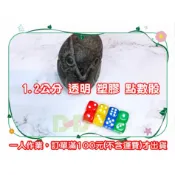 小荳荳 桌遊配件 1.2公分 六面 彩色 塑膠 點數骰子 點數骰(商品金額滿百元才出貨)