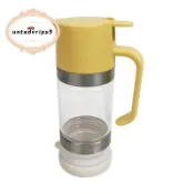 300 毫升玻璃蜂蜜分配器 - 易於清潔的廚房工具,適用於楓糖漿、醬汁等