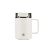【ZWILLING 德國雙人】THERMO PLUS 316L不鏽鋼保溫保冰馬克杯380ml-奶油白(德國雙人牌集團官方直營)