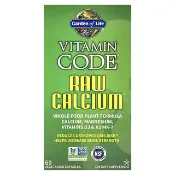 【iHerb】生命花園, Vitamin Code®，RAW CALCIUM™，60 粒素食膠囊