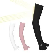 【MIZUNO 美津濃】半掌式涼感袖套-一雙入 台灣製 吸濕排汗 抗UV 防曬 單車 臂套(32TYDG0209 32TYDG0201)