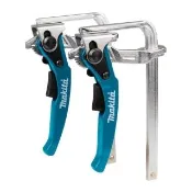 【MAKITA 牧田】新式夾具-快速型 可用於導軌板 2入裝(199826-6)