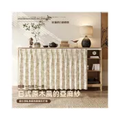 (店+)拾光良品 好看的櫃子雜物遮擋簾無門櫥櫃鞋櫃儲物櫃遮醜簾子免打孔日式布簾（1）