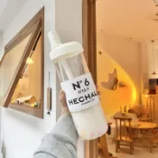 🔥桃園出貨🔥N6簡約 大容量 吸管水杯 玻璃杯 可以吸 珍珠 塑料 杯和玻璃杯都有