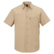 ├登山樂┤日本 mont-bell WIC Breeze S/S Shirt MS 男款短袖襯衫 卡其 # 1114921TN