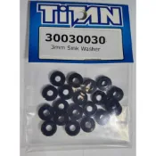 (阿哲RC工坊)TITAN (M3) 鋁沉頭墊片 3mm (20pcs) 30030030