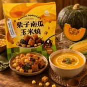 【草屯鎮農會】｜栗子南瓜玉米燒 ｜南瓜濃湯口味｜ 烤玉米 ｜玉米粒｜ 農會 ｜獨立包裝｜ 零食｜ 現貨供應｜