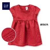 全新 GAP 女童 俏麗 美式 精緻提花(附小褲) 喜宴 短袖洋裝(18-24m,90cm)(原價1299元) 出清