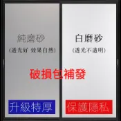特厚靜電免膠窗貼窗戶磨砂玻璃貼紙透光不透人衛生間浴室防偷窺遮走光帶膠膜抗UV防窺門窗辦公室隔熱貼霧面