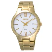 SEIKO 熱情羅馬時尚太陽能腕錶(SNE390P1)/42mm