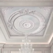 協貿國際日用品生活7館 歐式個性浮雕花紋天花板客廳吊頂壁紙酒店臥室3d立體裝飾墻紙壁畫