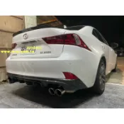 TOYOTA LEXUS IS200t NEW STYLE Lsports卡夢後保飾板空力套件2015-2017