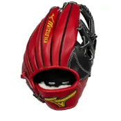 【JABOW運動生活館】MIZUNO PRO 金標 棒球手套 內野工字擋 11.5吋 黑紅配色 1AGGH22003