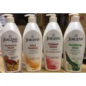 Jergens潤膚乳液 600ml (蘆薈/極乾/櫻桃杏仁/麝香)