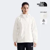 The North Face北面女款米白色DRYVENT防水衝鋒衣｜8DFAQLI 外套