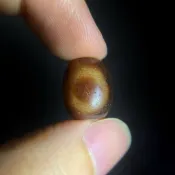 阿卡 日月星辰天珠 / 寶源天珠 桶珠手串 天珠圖騰 DIYdiy設計配件 天然瑪瑙玉髓礦石 藏傳佛教