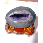 紫水晶 錢口袋 紫水晶洞 聚寶盆 超強招財神器  家中財位 辦公桌財位 聚財納福