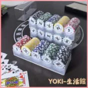 🔥熱銷新款 皇冠籌碼 籌碼 遊戲籌碼 麻將籌碼 籌碼幣 德撲籌碼 麻將德州撲克籌碼幣棊牌室專用積分幣套裝遊戲14克粘土