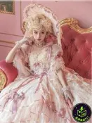 【鑫源】黛安薔薇長寬Lolita嫁華麗優雅洋裝咩耶原創實體店現貨