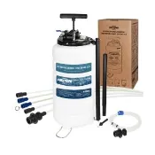 【良匠工具】15L手氣動兩用抽油機 附5條機油管+剎車油管+收納管防塵蓋(附負壓錶+安全閥)