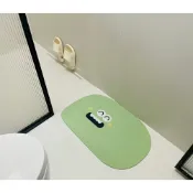 (店+)現貨24H速出 百變怪獸 珪藻土地墊 硅藻土軟地墊 吸水地墊 浴室 速乾防滑墊 科技皮地墊 廁所洗澡地墊 一沖即淨 腳踏