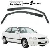 比德堡崁入式晴雨窗【標準款】本田HONDA CIVIC K8 三門 1996-2001年車款適用