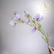 【Floral M】初戀少女粉色波斯菊仿真花花材3入組(人造花/仿真花/假花/花藝DIY/裝飾花材)