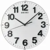 SEIKO 精工 滑動式秒針 靜音 座掛兩用 掛鐘/桌鍾(QXA656W)-白/21cm
