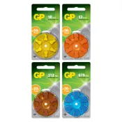 【蝦皮直營】GP 超霸 助聽器電池(空氣電池) ZA10/13/312/675 6粒裝 英國製造 電池專家