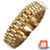 適配鋼帶男勞力士Rolex手錶帶款日誌型星期日曆型蠔式恆動錶鏈20mm 13mm