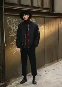 FINDSENSE服飾 【JP.美日韓】韓國 簡約 寬褲 闊腿褲 小腿褲 瘦腿褲 寬腿褲 直筒寬褲 休閒褲 西裝褲 ZNIF 正韓 男裝