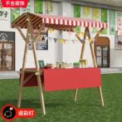 鼎盛貿易行 烤腸擺攤車展示架市集攤位架夜市專用可折疊架子集市小花車促銷臺