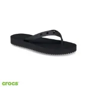 Crocs 卡駱馳 (女鞋) Rio 人字拖 夾腳拖 Flip -黑色 214915-001